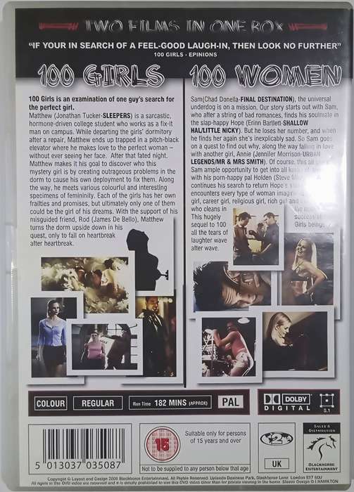 100 GIRLS 100 WOMEN (2 DVD SET)