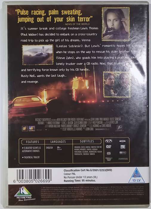 JOY RIDE Paul Walker | Leelee Sobieski