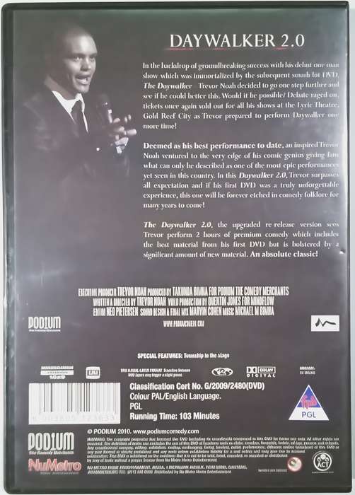 TREVOR NOAH Daywalker 2.0 DVD