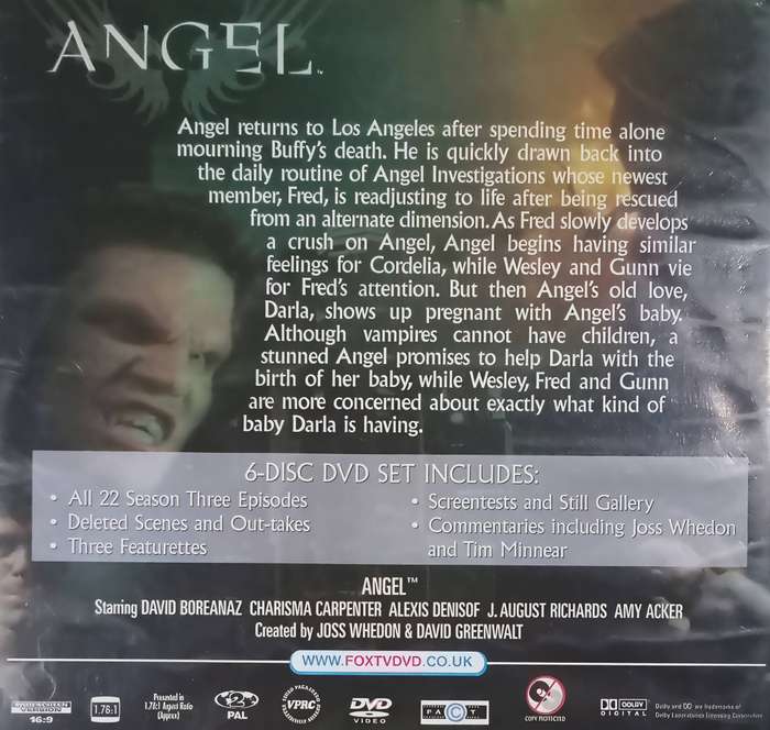 ANGEL Season Three (6 DVD set)
