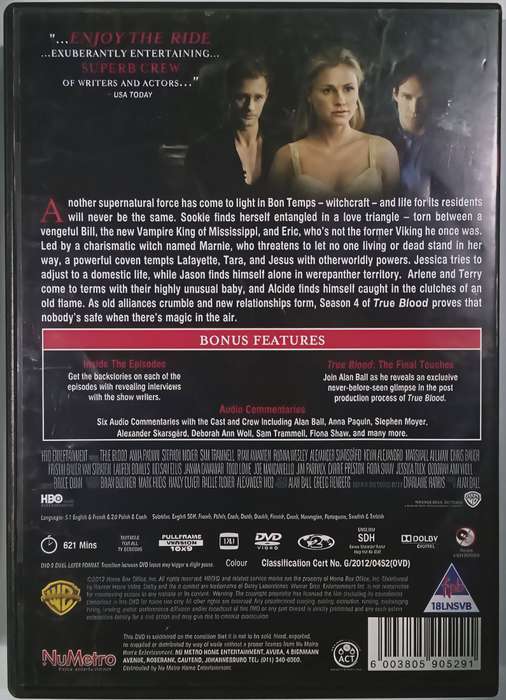TRUE BLOOD Fourth Season (5 DVD set)