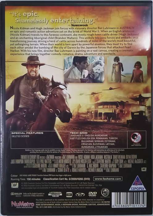 AUSTRALIA Nicole Kidman DVD