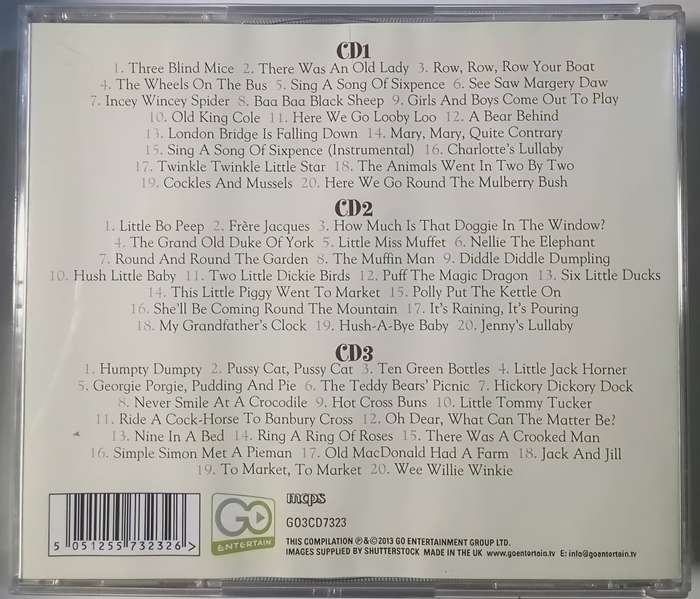 Nursery Rhymes & Children Songs 3CD