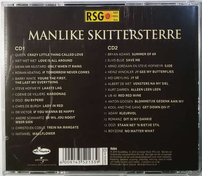 MANLIKE SKITTERSTERRE 2CD