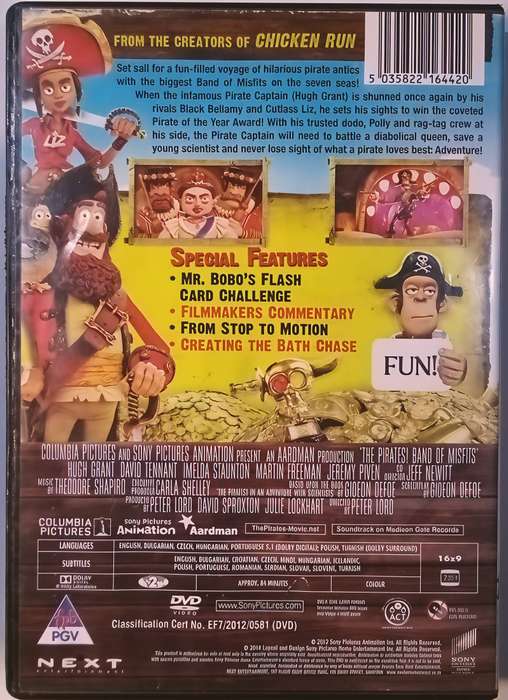 THE PIRATES! Band of Misfits DVD