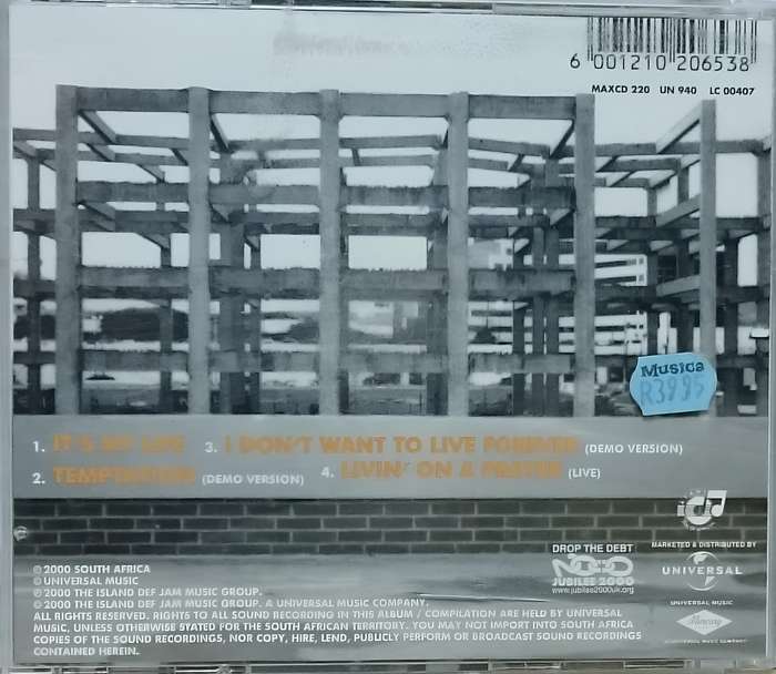 Bon Jovi It's My Life CD Single