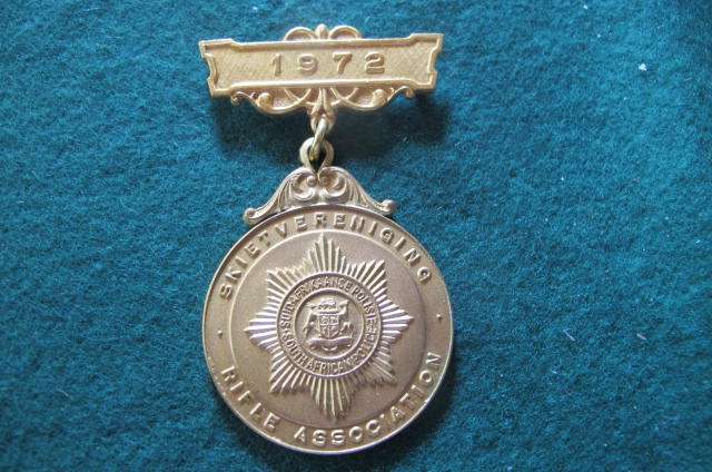South Africa - 1972 Rifle Association Medallion