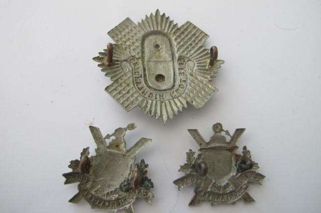 South Africa -Cape Town Highlanders - Post Boer Cap and Collars