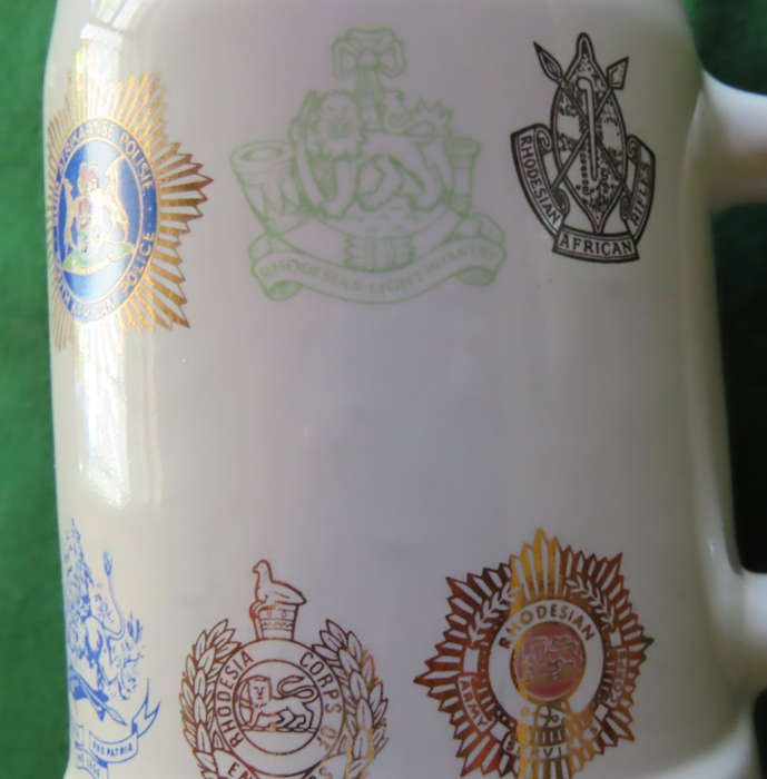 Rhodesia - Norbel Potteries Mug - Operation Hurricane 5th Battalion Rhodesia Regiment