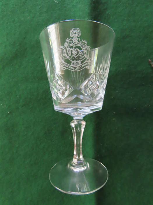 Rhodesia - Rhodesian Light Infantry Small Liqueur Glass