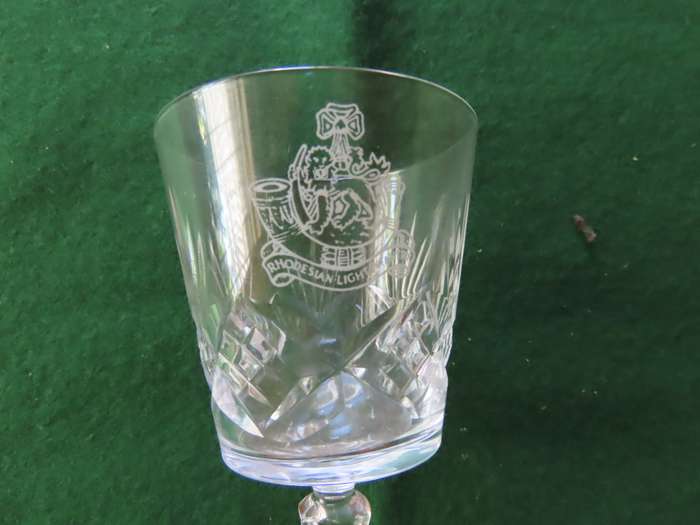 Rhodesia - Rhodesian Light Infantry  Large Liqueur Glass