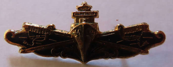South Africa - South African Navy - Mess Dress Executive Officer Commanded a Ship Breast Badge
