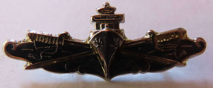South Africa-South African Navy-Executive Officer Mess Dress Competent as Watch Keeper Breast Badge