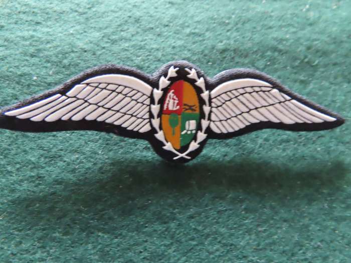 South Africa -S.A. Air Force - Border War - Pilots Wing - Rubberised