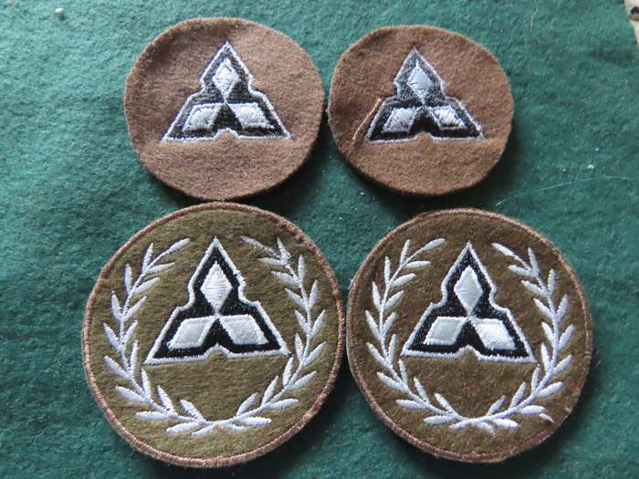 South West Africa - Border War - Rank Brassards and Sleeve Rank Lance Corporal to Colour Sergeant