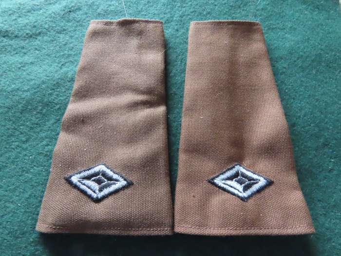 South West Africa - Border War - 2nd Lieutenant Pair Slip On Rank
