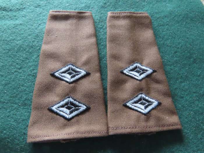 South West Africa - Border War - Lieutenant Pair Slip On Rank