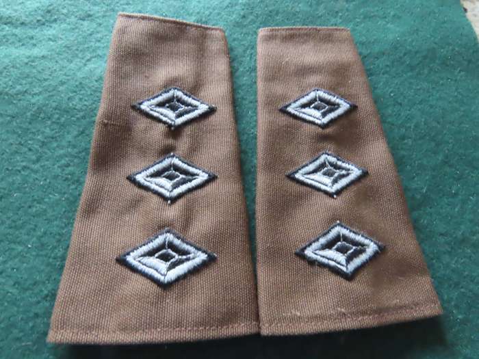 South West Africa - Border War - Captain Pair Slip On Rank