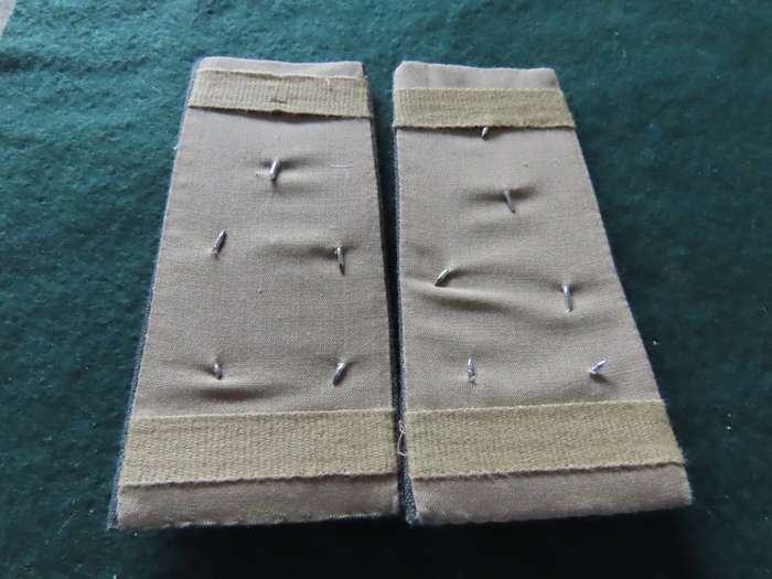 South West Africa - Border War - Colonel Pair Slip On Metal on Cloth Rank