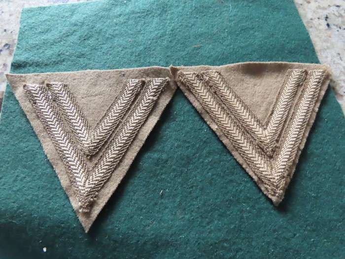 South Africa - Border War - Corporals Rank Pair 1960's to 1970's
