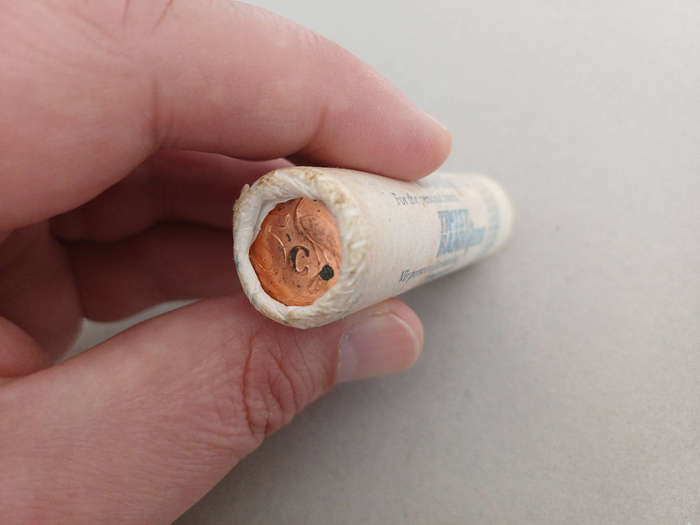 Coin Roll of sealed RSA 5c coins - Trust Bank