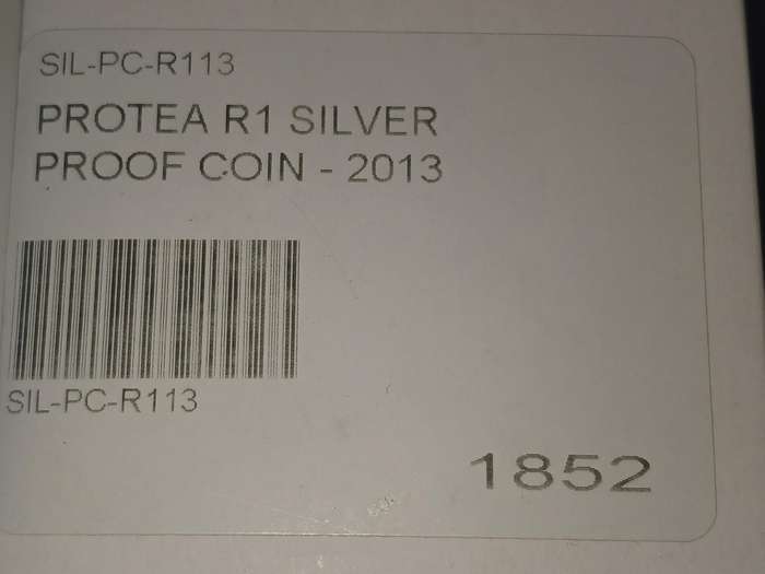 2013 R1 STERLING SILVER - NELSON MANDELA