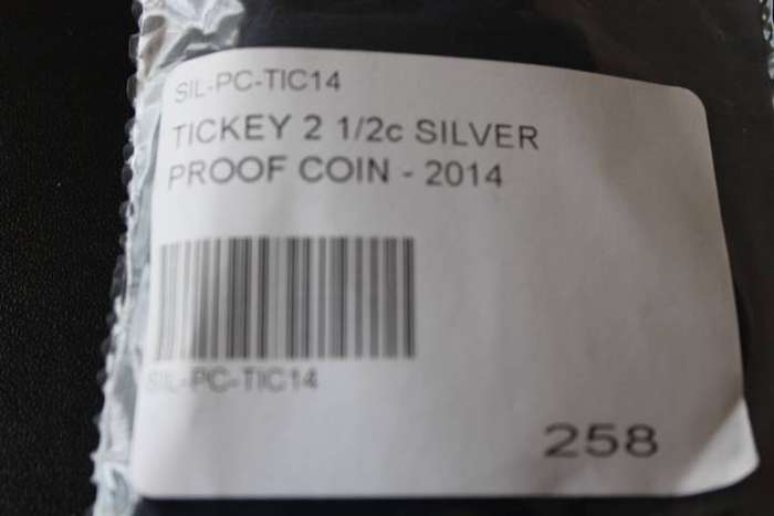 2014 Trains of South Africa, Silver Tickey (Still sealed)