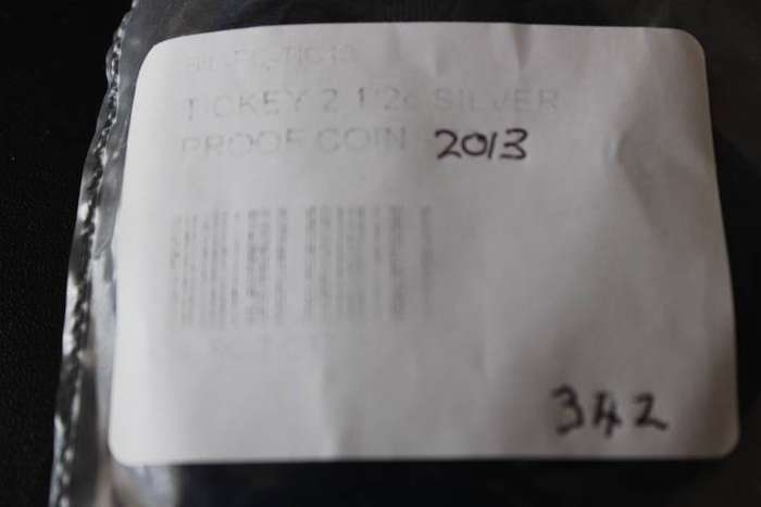 2013 Trains of South Africa, Silver Tickey (Still sealed)