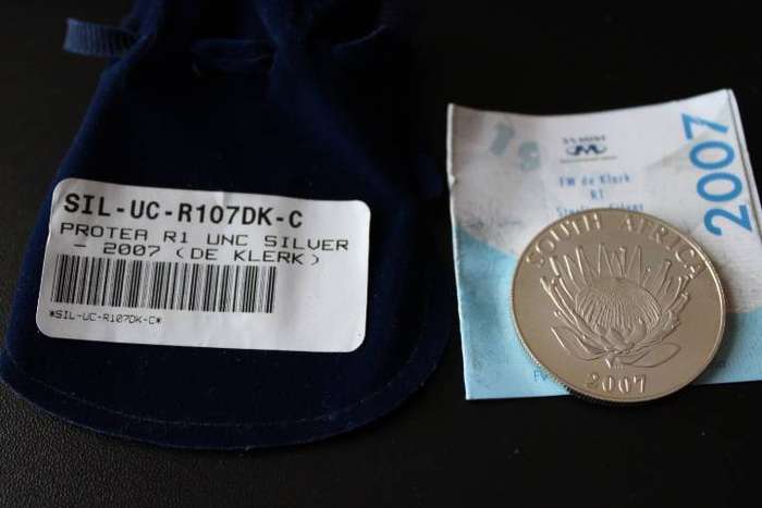 2007 De Klerk Uncirculated Silver R1