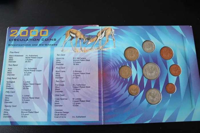 2000 Uncirculated Set, New COA