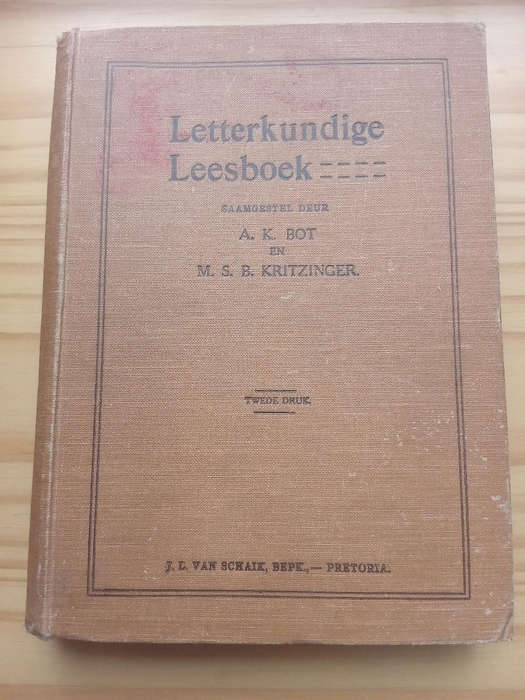 Africana-Letterkundige Leesboek(1925)