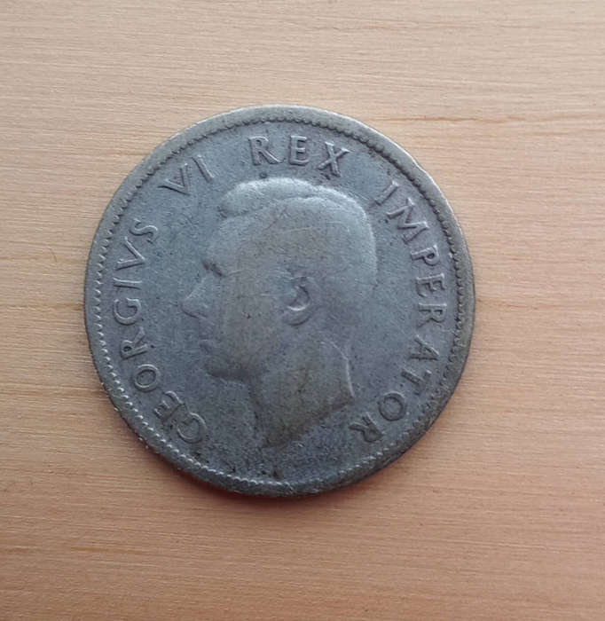 1943 South Africa 1 shilling