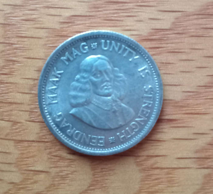 1964 South Africa 10c coin