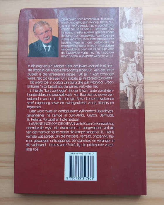 Bannelinge oor die oseaan- Coen Groenewald