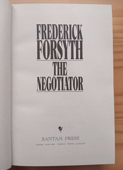 The Negotiator- Frederick Forsyth