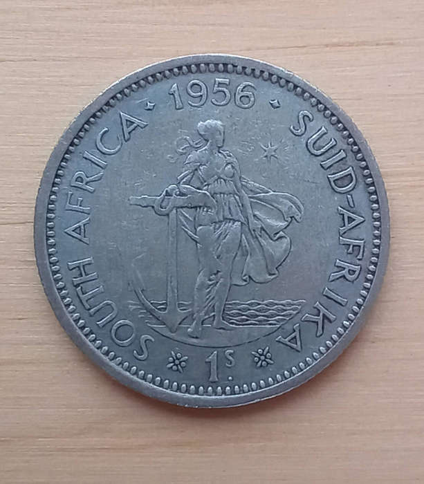 1956 South Africa 1 shilling