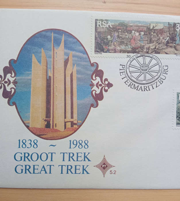 Great Trek 1988 commemoration- FDC 5.2