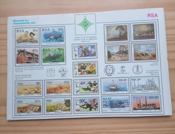 Mounted set RSA 1989 - complete 1989 mint set