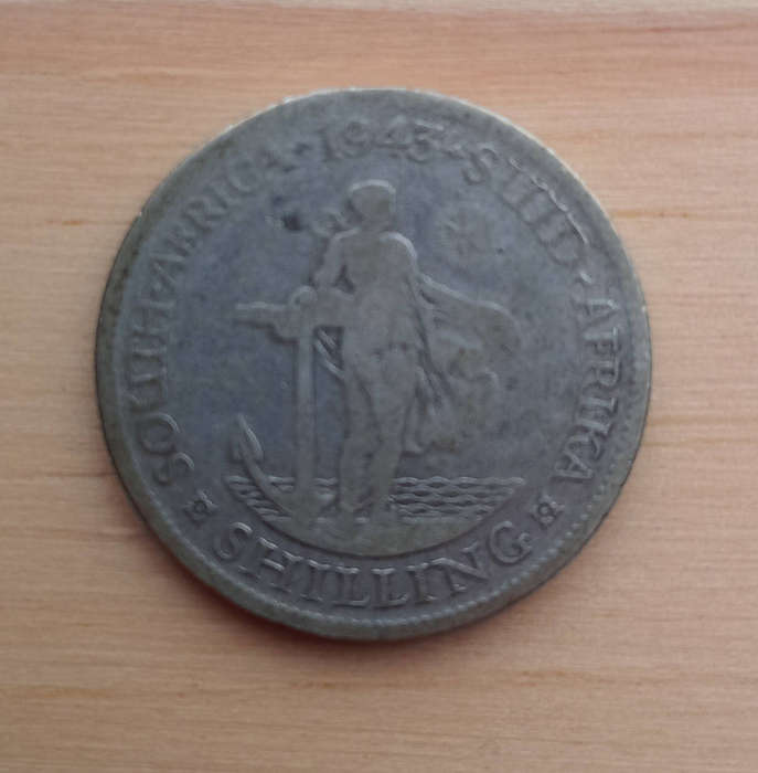 1943 South Africa 1 shilling