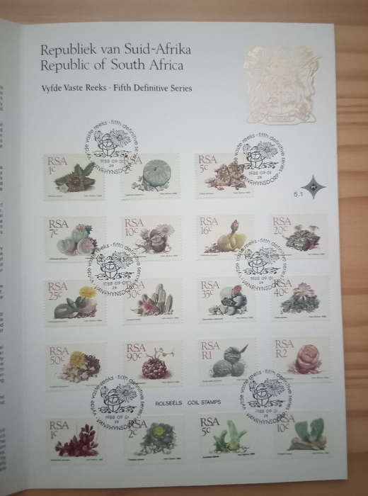 RSA Fifth Definitive Series- 1 September 1988