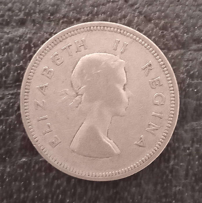1954 South Africa two shillings
