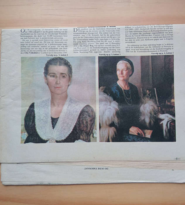 Groot Trek 1988 Herdenkingsjaar- De Oude Emigrant
