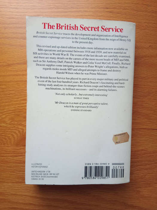 British Secret Service- Richard Deacon