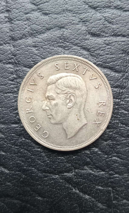 1952 Silver 5 shilling
