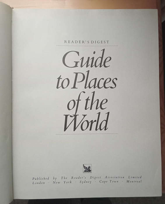Reader's Digest Guide to places of the world
