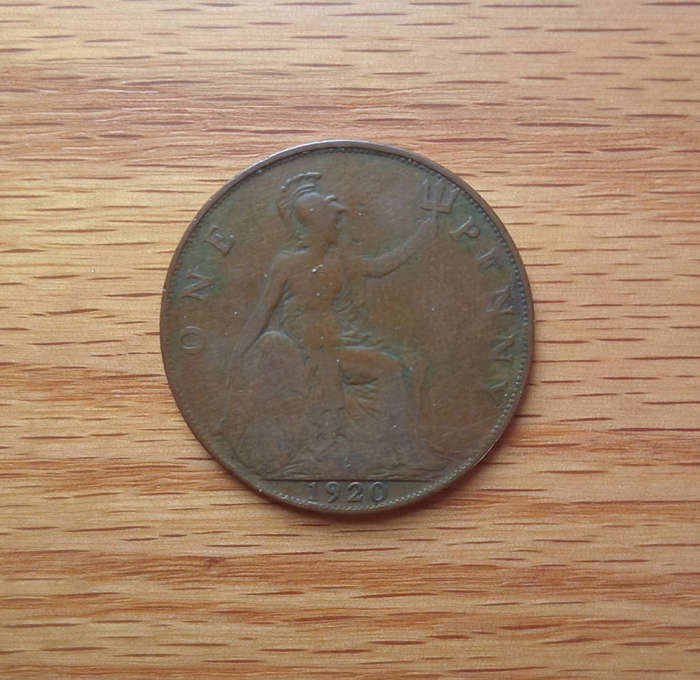 1920 Great Britain 1 penny
