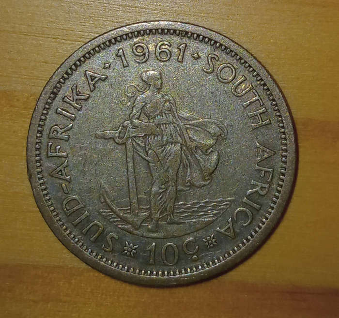 1961 South Africa 10c