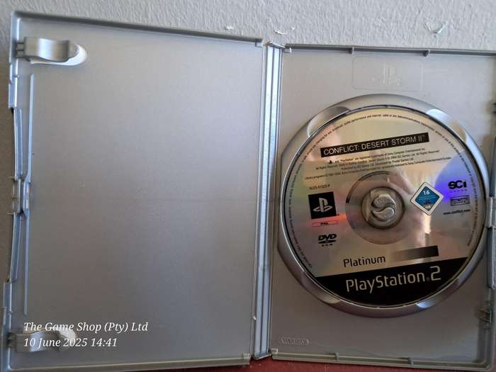 PS2 Conflict Desert Storm II (Platinum) - CIB