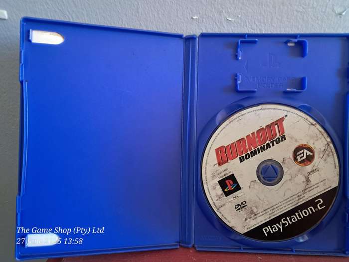 PS2 BURNOUT DOMINATOR - NO MANUAL