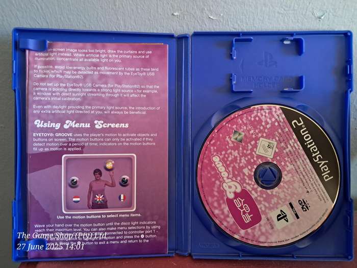 PS2 EYE TOY GROOVE - CIB